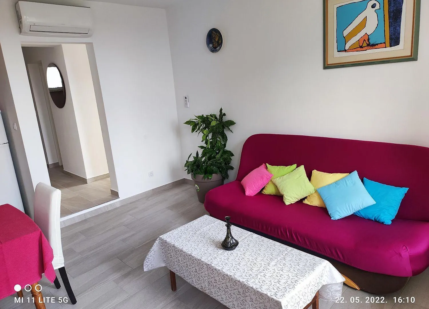Charmantes Apartment Nur 700 Meter Zum Strand Mit Terrasse Und Balkon Rovinj Croatie